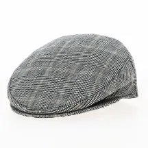 Casquette plate Pied de poule - Traclet
