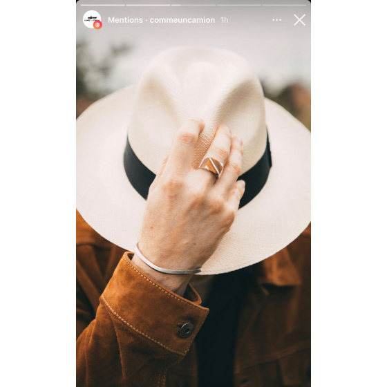 Chapeau Fedora Panama Pliable - Traclet - club Catamarans Lagoon