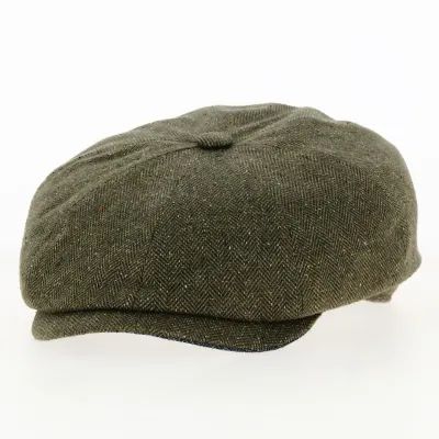 Casquette Hatteras Soie Kyoto Chevrons - Alfonso d'Este