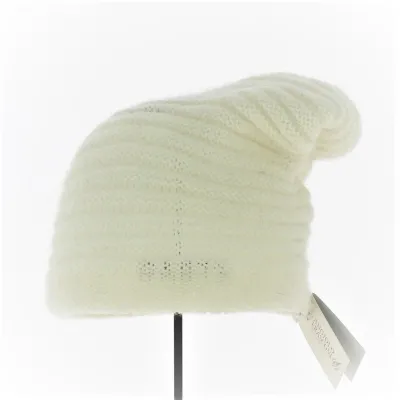 Bonnet Long Malfoy Laine & Mohair Ecru - Traclet Reference : 11553 | Chapellerie Traclet