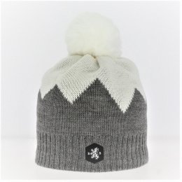 Gerardmer Wool Pompom Beanie - Blanc Bonnet