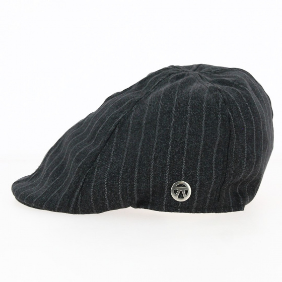 Duckbill Cap Stripes Gray - Keyone Duckbill Cap Stripes Gray - Keyone