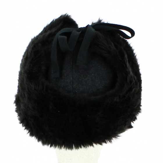 Wool Acrylic & Wool Anthracite Chapka - Kangol Wool Acrylic & Wool Anthracite Chapka - Kangol