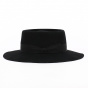 Auvergnat Hat Black Wool Felt - Traclet