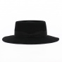 Black Wool Felt Auvergne Hat - Traclet
