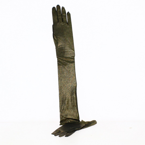 Disco Long Golden Gloves - Traclet