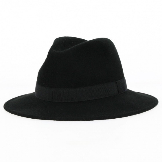 Traveller Hat Felt Wool Black - Traclet