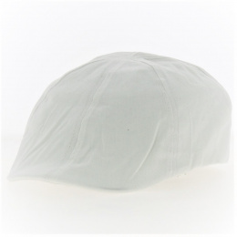 White Cotton Summer Duck Bill Cap - Traclet