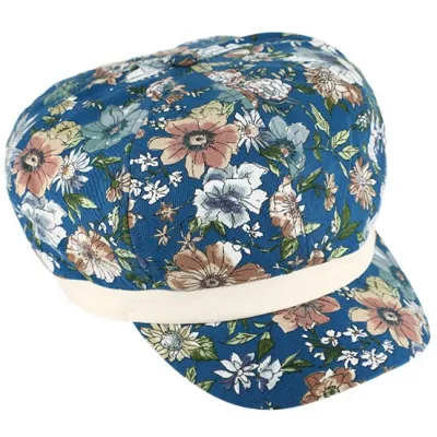 Casquette Gavroche Shabby Coton Vert Pétrole - Traclet