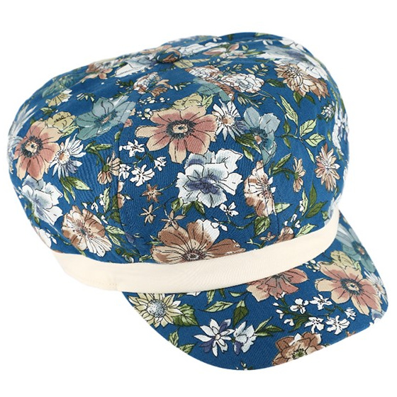 Gavroche Cap Shabby Cotton Petrol Green - Traclet