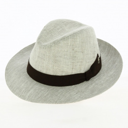 Natural Linen Fedora Hat - Flechet
