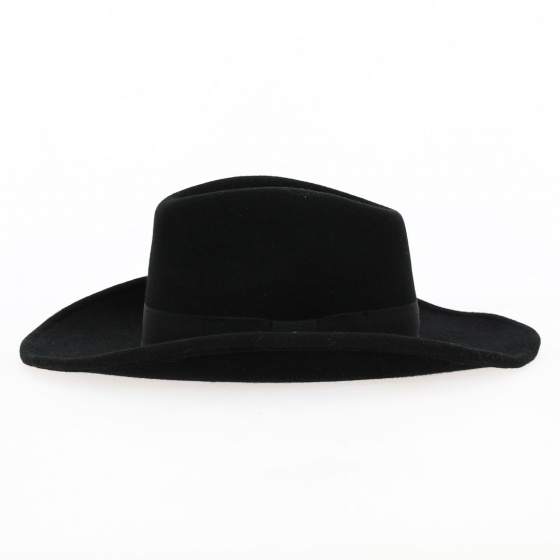 Western hat Felt wool Black - Traclet