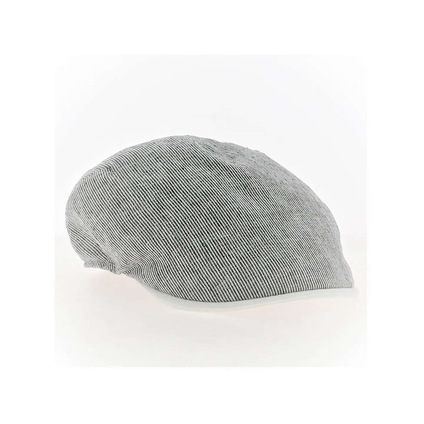 Casquette bombée Lin à rayures Bleu et blanche - Traclet Reference : 12429 | Chapellerie Traclet