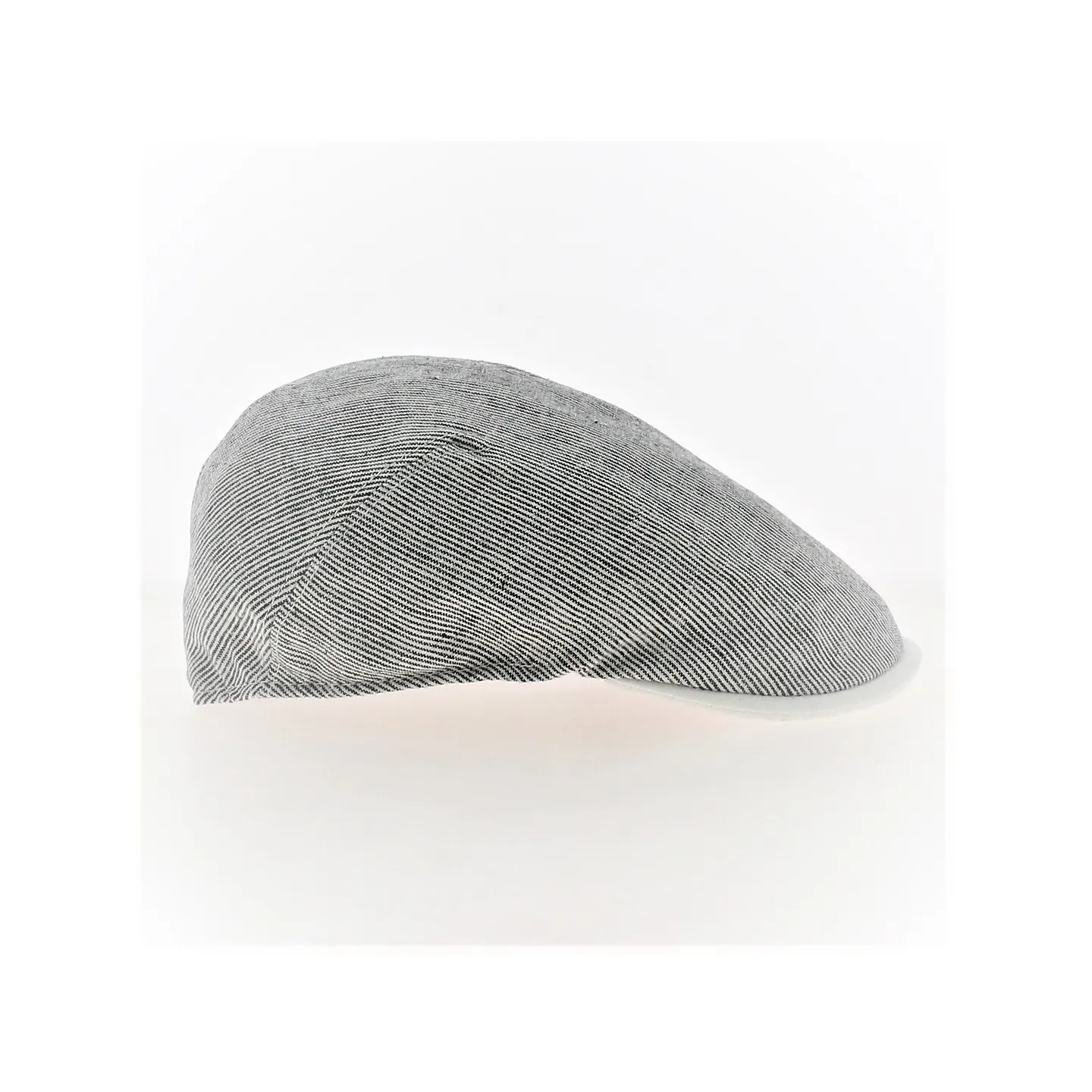 Casquette bombée Lin à rayures Bleu et blanche - Traclet Reference : 12429 | Chapellerie Traclet