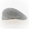 Casquette bombée Lin à rayures Bleu et blanche - Traclet Reference : 12429 | Chapellerie Traclet