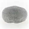 Blue and White Striped Rounded Linen Cap - Traclet Reference: 12429 | Traclet Hat Shop