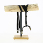 Black leather straps - Traclet
