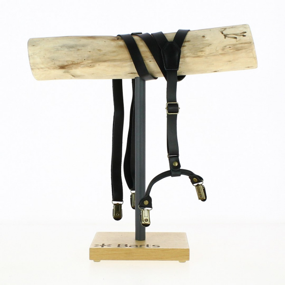 Black leather straps - Traclet