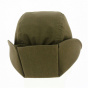 Marly Cotton Baseball Cap with Neck Cover in Khaki - Crambes