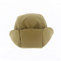 Beige Cotton Baseball Cap with Neck Cover Marly - Crambes