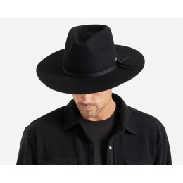 Cowboy Hat Cohen Felt Wool Black - Brixton