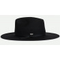 Cohen Black Wool Felt Cowboy Hat - Brixton