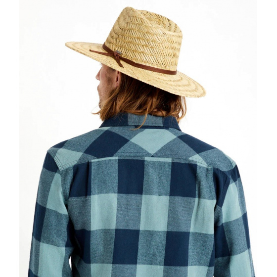 Natural Straw Cohen Cowboy Hat - Brixton Natural Straw Cohen Cowboy Hat - Brixton