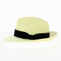 Fedora Panama Hat Gabin Natural - Crambes
