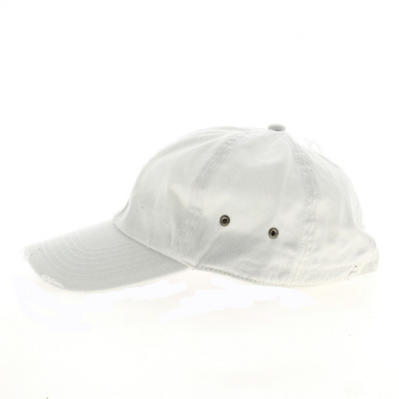 White Destroy Baseball Cap - Traclet