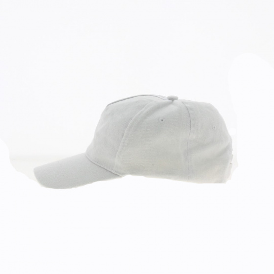 White Cotton Baseball Cap - Traclet
