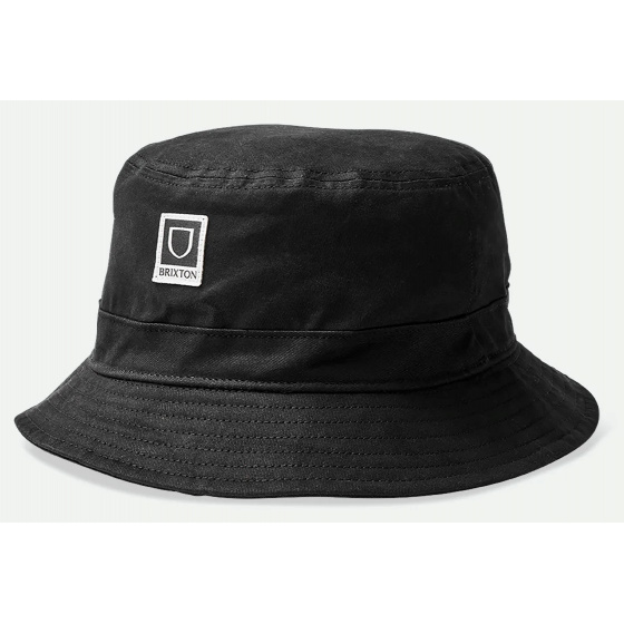 Black Cotton Beta Bucket Hat - Brixton