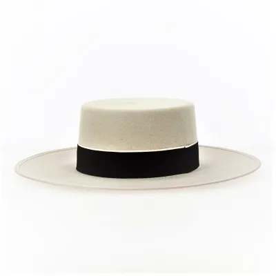 Beige Felt Andalusian Cordobes Hat Reference: 16857 | Traclet Hat Shop