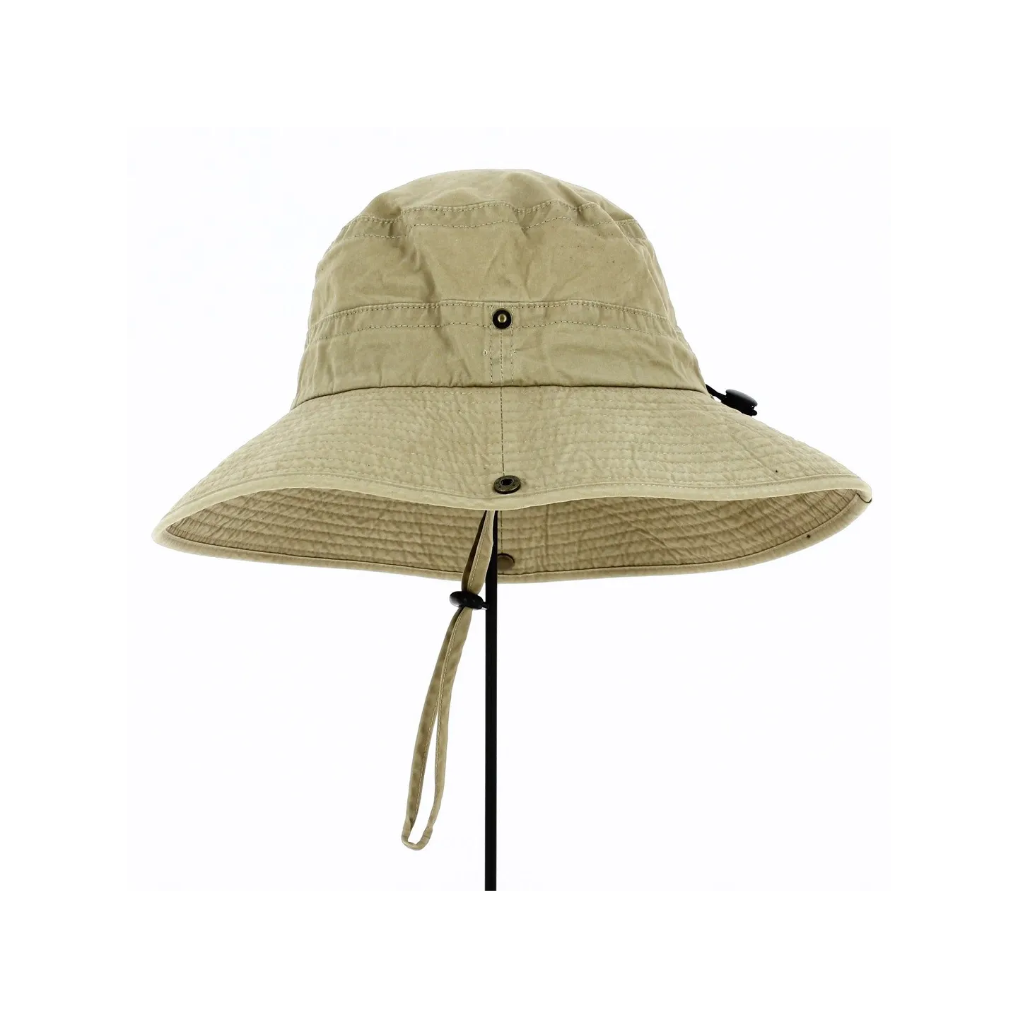 Chapeau Bob Larges bords Oliver Beige - Traclet Reference : 10695 | Chapellerie Traclet