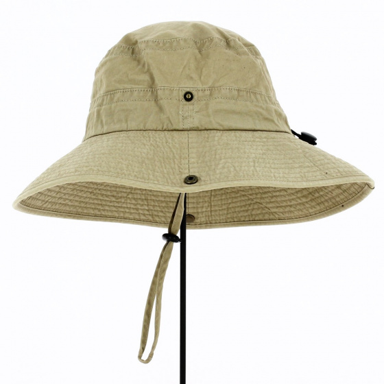 Beige Traveller Hiking Hat - Traclet