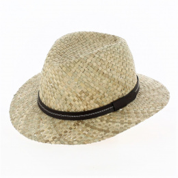 Chapeau Fédora Trento Paille Naturelle- Traclet