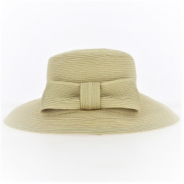 Capeline de cérémonie Nœud Beige - Willy's Paris