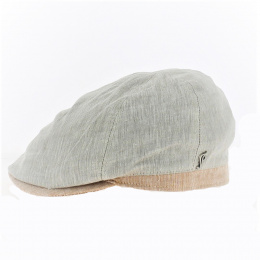 Casquette Bec de Canard Lin Beige - Flechet