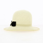 Panama Citya Hat Naturel Black bow - Traclet