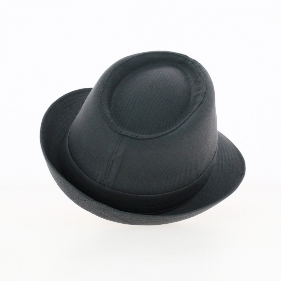 Chapeau Trilby Coton Noir - Traclet