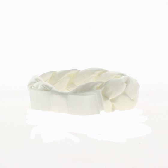 White Poca Tresse Ceremony Headband - Traclet