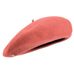 Béret Enfant Petit Basque Corail - Héritage par Laulhère