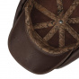 Hatteras Lamb Brown Leather Cap - Stetson