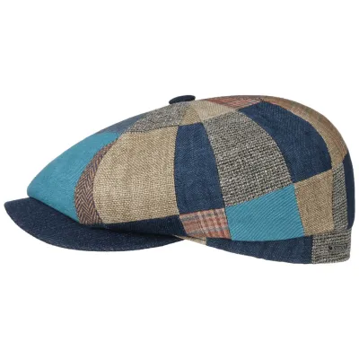 Hatteras Pixo Linen Patchwork Cap - Stetson