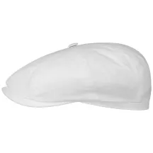White Organic Cotton Hatteras Cap - Stetson Reference: 18020 | Traclet Hat Shop