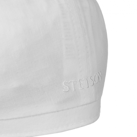 Casquette Hatteras coton Biologique Blanche - Stetson Casquette Hatteras coton Biologique Blanche - Stetson