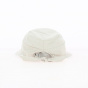 Beige Polyester Wide Brim Cap - Traclet