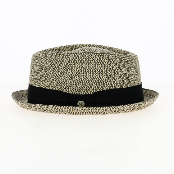 Porkpie Diamond Alfredo Beige Hat - Fléchet