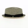 Chapeau Porkpie Diamond Alfredo Beige - Fléchet