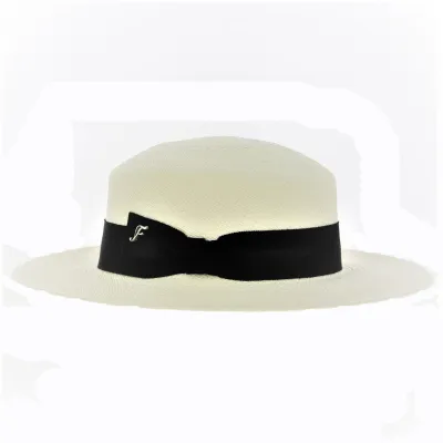 Chapeau Canotier Rivolet Panama - Fléchet Reference : 9340 | Chapellerie Traclet