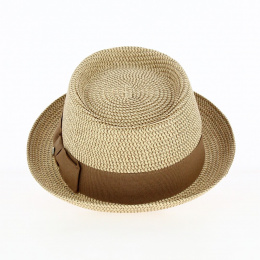 Straw Porkpie Hat Milano - Flechet